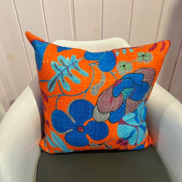 Mersur Palermo Pillow 20x20  italian fabric removable premium down inserts - Picture 6 of 7